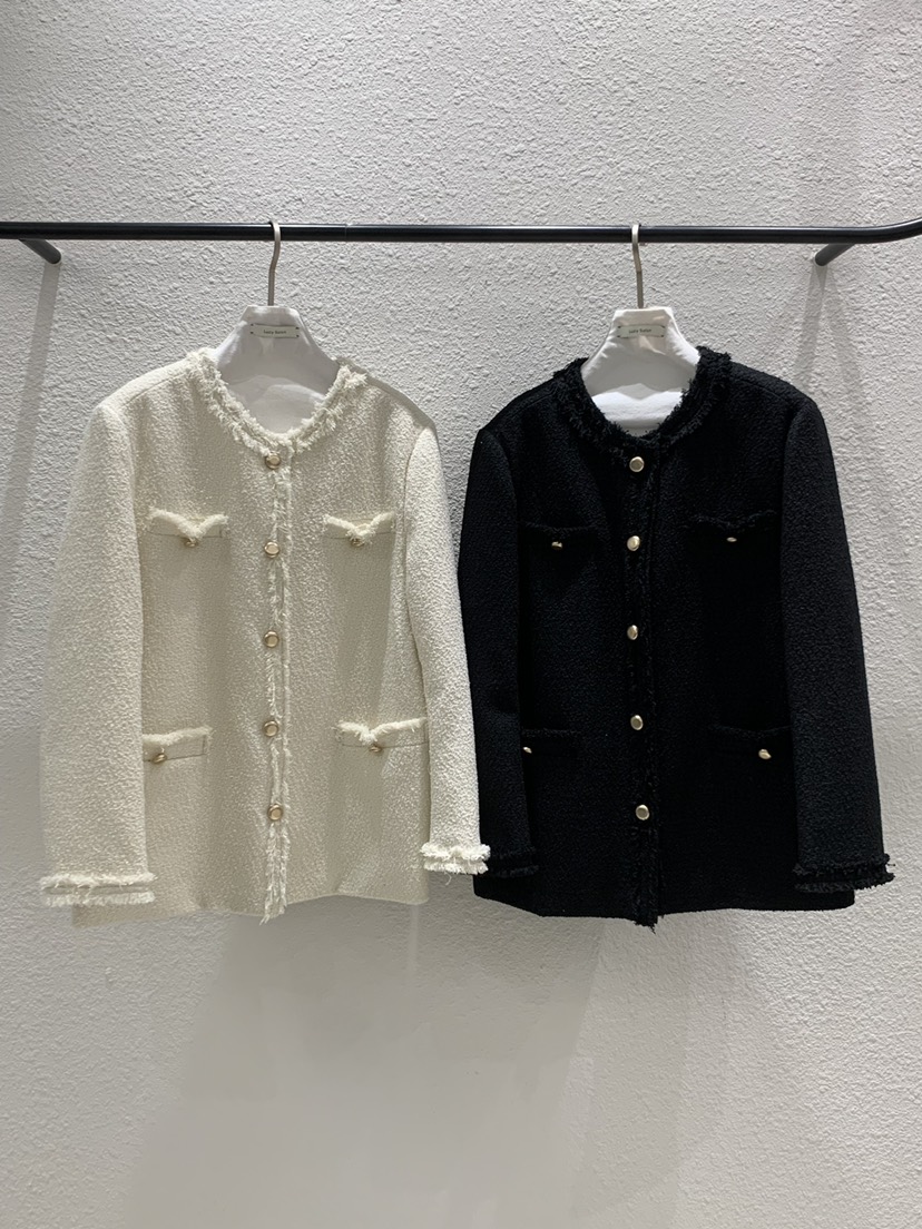 LUCY SALON韓國直郵女裝新品人氣時尚推薦真品夾克粗花呢LUCY SALON夾克