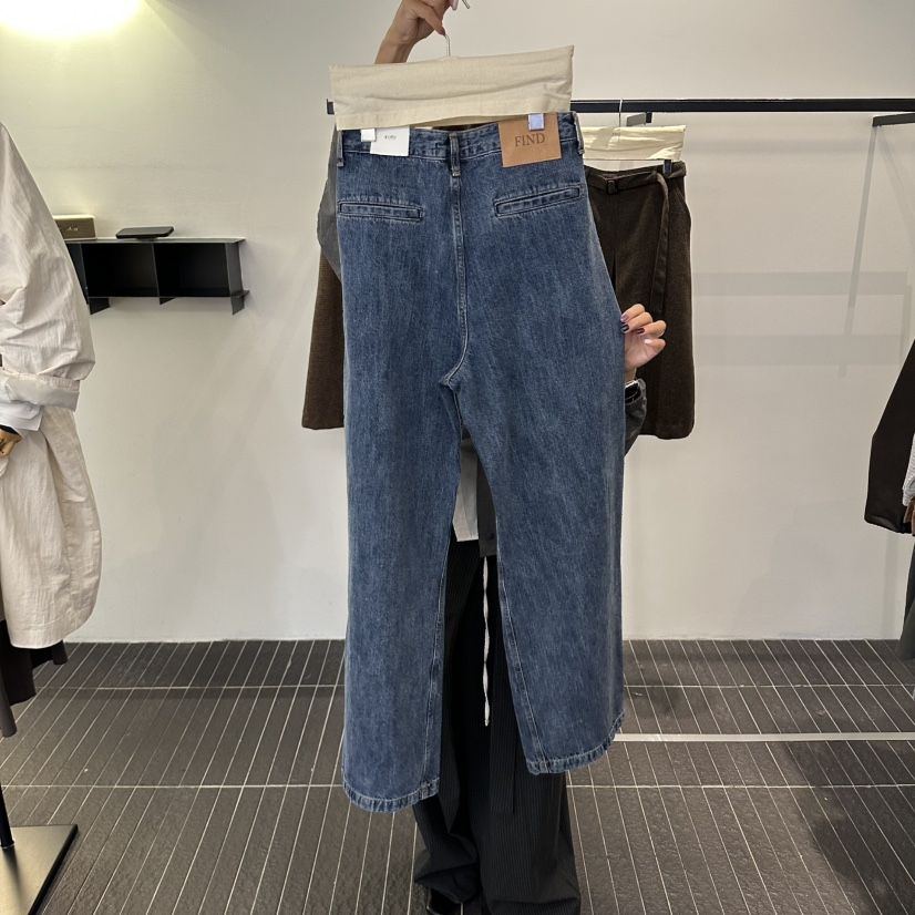 FIND-P韓國代購女士新品熱賣人氣真品時尚推薦休閑牛仔褲FIND-P牛仔褲