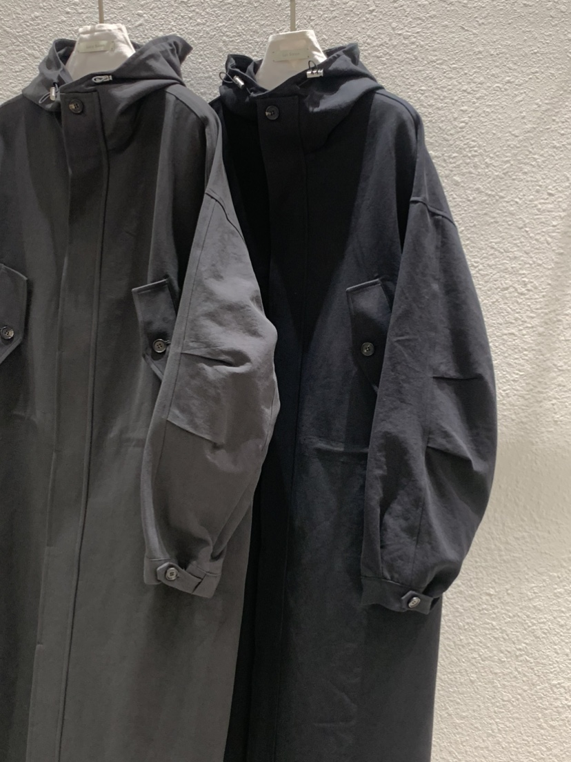 LUCY SALON韓國直郵女裝新品休閑人氣時尚真品推薦長款風衣LUCY SALON長款風衣