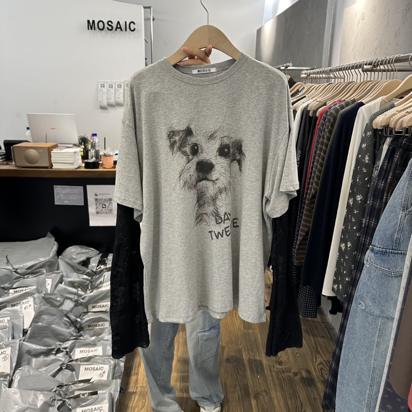 MOSAIC東大門代購女士新品人氣時尚休閑推薦真品熱賣長袖T恤MOSAIC長袖T恤圖色2