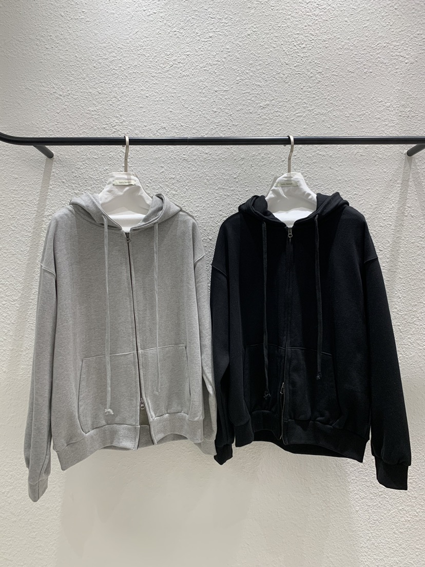 LUCY SALON韓國代購女裝新品人氣時尚休閑衛衣連帽拉鏈衫LUCY SALON衛衣