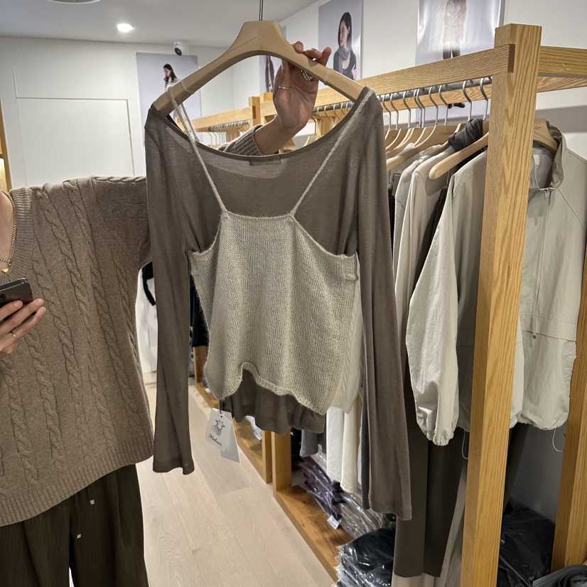 ROUNDER東大門直郵女士新品推薦人氣真品吊帶背心不含內搭ROUNDER吊帶/背心