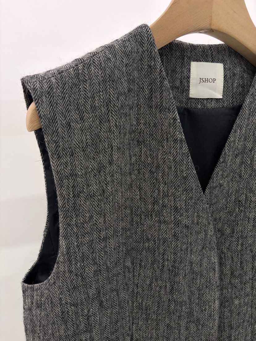 J SHOP韓國代購女士新款熱賣推薦時尚人氣休閑真品馬甲J_SHOP馬甲
