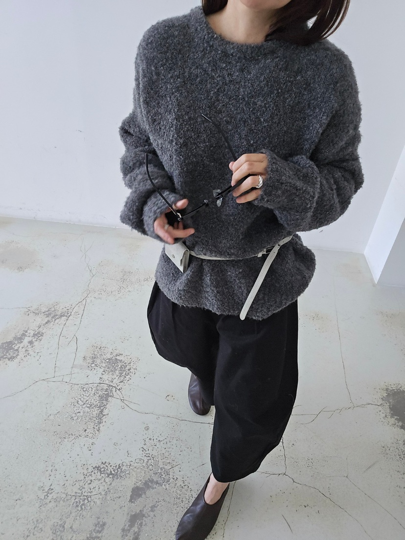 J SHOP韓國代購女士新款推薦真品人氣熱賣時尚毛衣不含內搭J_SHOP毛衣圖色2墨色