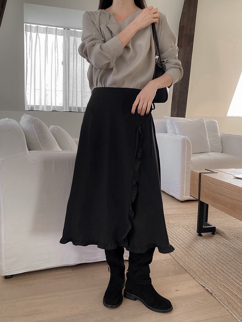 BLOWING東大門直郵女士新款時尚熱賣休閑人氣推薦長裙裹身裙BLOWING-2件起長裙圖色2