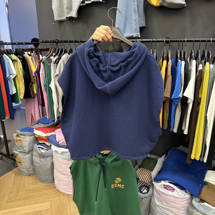 MORI韓國直郵女裝新款真品休閑人氣時尚熱賣吊帶背心連帽MORI吊帶/背心
