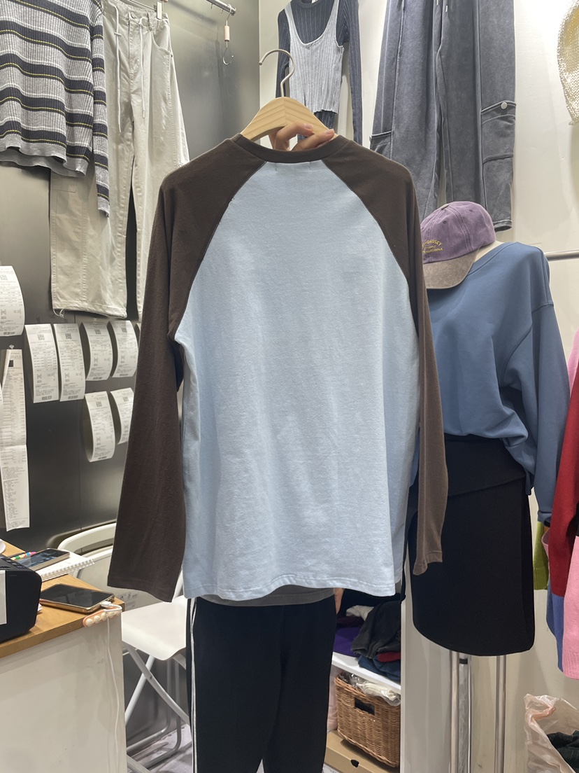DELIGHT東大門實拍女士新品真品推薦休閑時尚熱賣長袖T恤DELIGHT長袖T恤