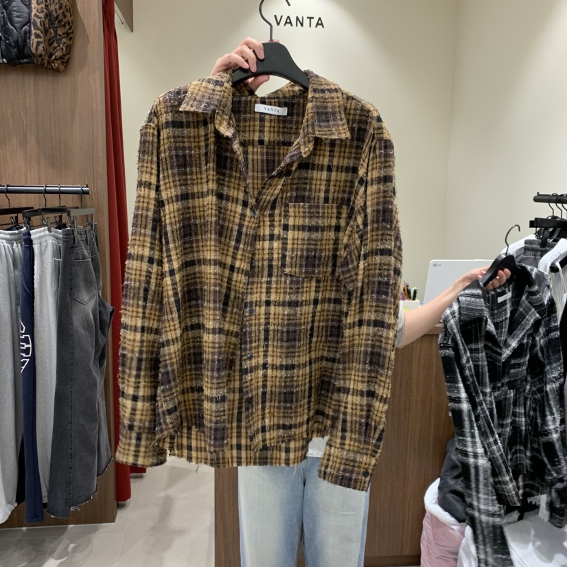 VANTA韓國代購女士新品真品時尚推薦休閑人氣熱賣襯衫蕾絲衫VANTA襯衫/蕾絲衫圖色1