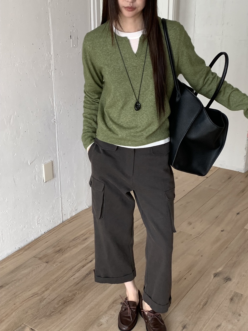RIVER RAIN韓國代購女士新品時尚真品推薦熱賣休閑針織衫RIVER RAIN針織衫