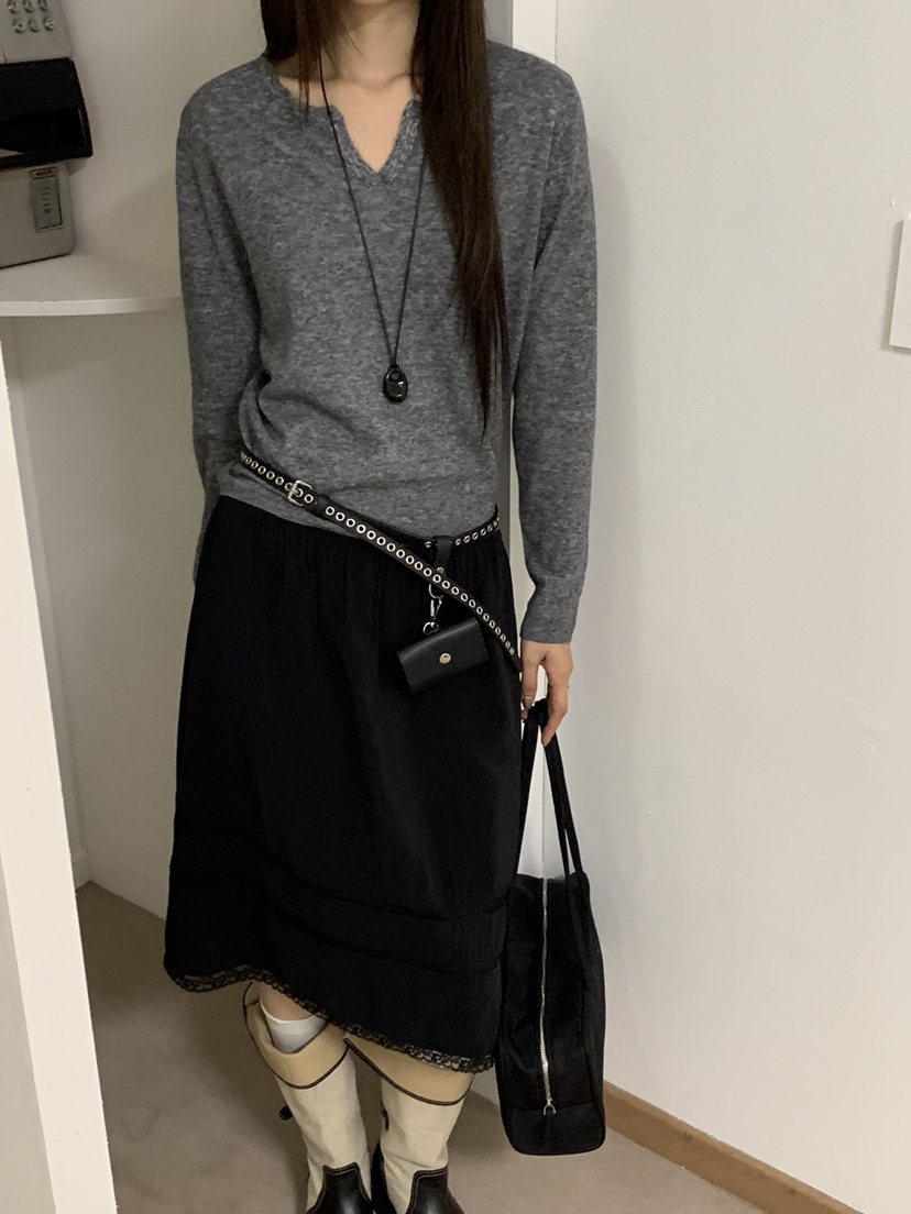 RIVER RAIN韓國代購女士新品時尚真品推薦熱賣休閑針織衫RIVER RAIN針織衫