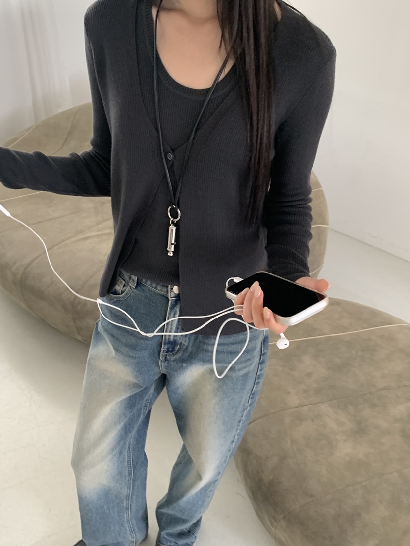 RIVER RAIN東大門代購女士新品推薦休閑熱賣針織衫不含內搭RIVER RAIN針織衫