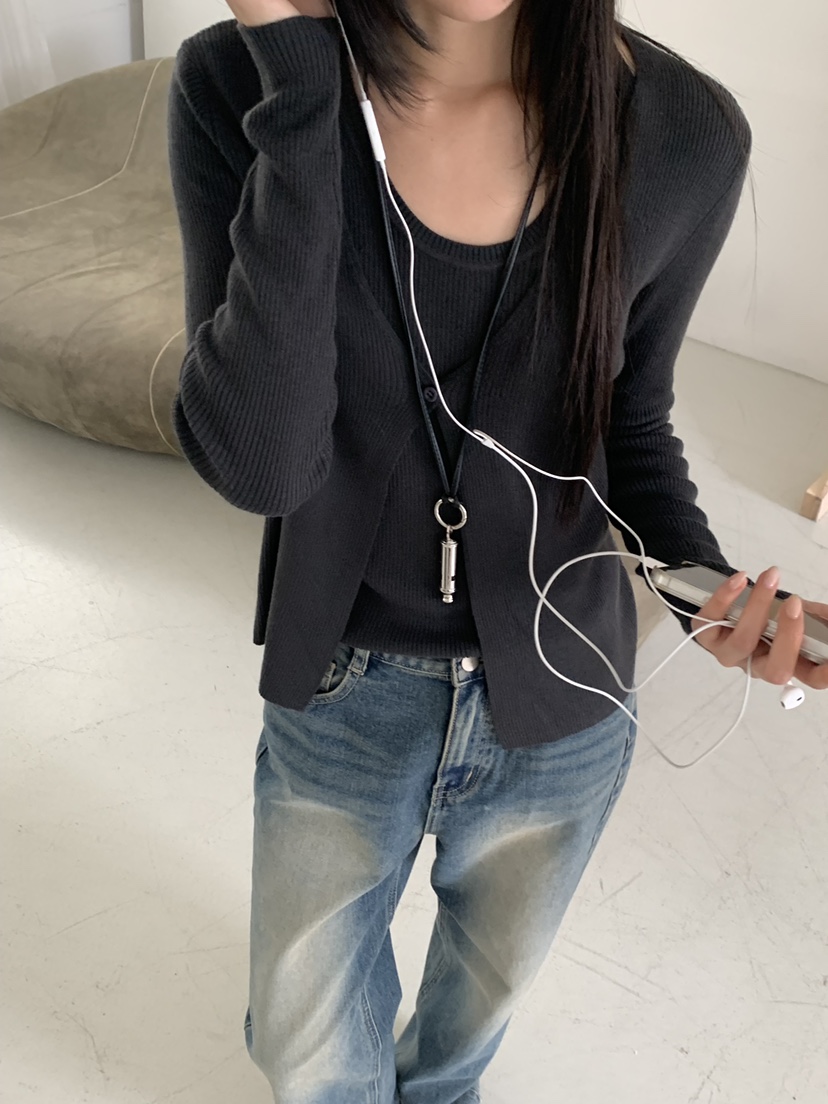 RIVER RAIN東大門代購女士新品推薦休閑熱賣針織衫不含內搭RIVER RAIN針織衫