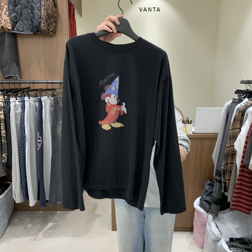 VANTA韓國直郵女士新品推薦人氣時尚休閑熱賣真品長袖T恤VANTA長袖T恤圖色1