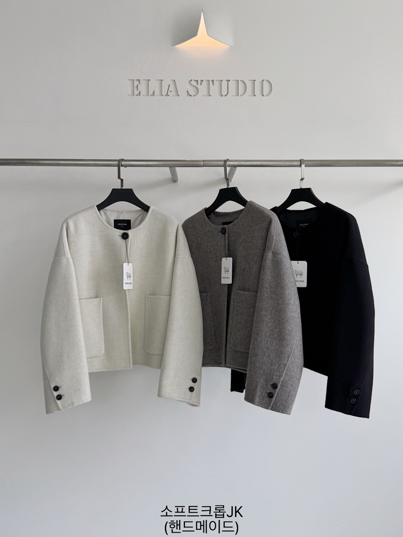 ELIA東大門實拍女士新品人氣休閑熱賣時尚推薦真品夾克ELIA STUDIO夾克