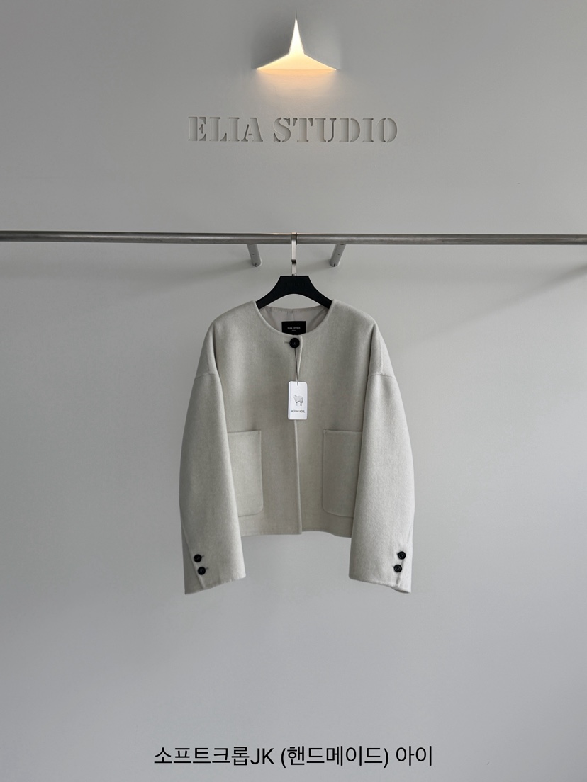 ELIA東大門實拍女士新品人氣休閑熱賣時尚推薦真品夾克ELIA STUDIO夾克圖色1