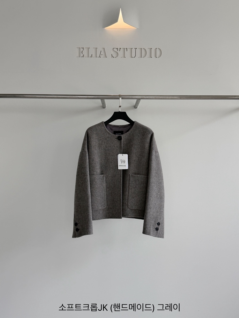 ELIA東大門實拍女士新品人氣休閑熱賣時尚推薦真品夾克ELIA STUDIO夾克圖色2