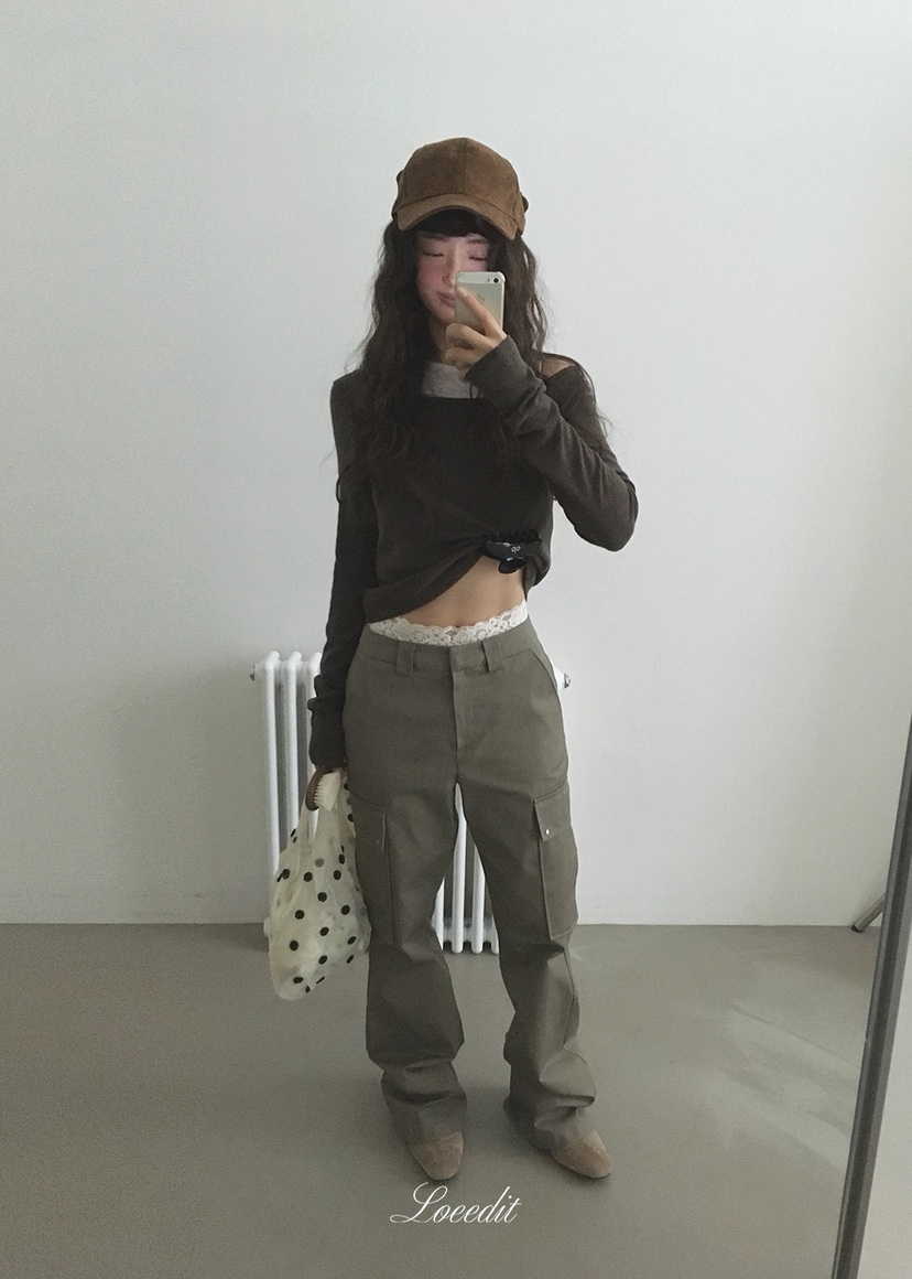 LOEEDIT東大門代購女士新品時尚休閑熱賣真品人氣推薦休閑褲LOEEDIT休閑褲