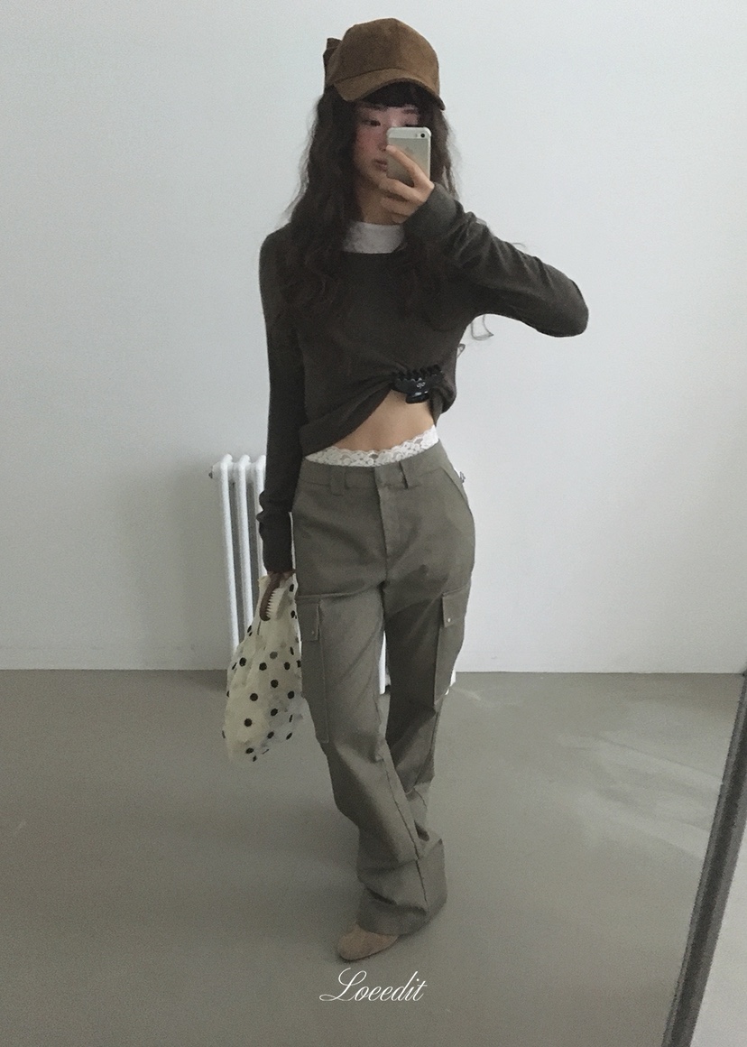 LOEEDIT東大門代購女士新品時尚休閑熱賣真品人氣推薦休閑褲LOEEDIT休閑褲