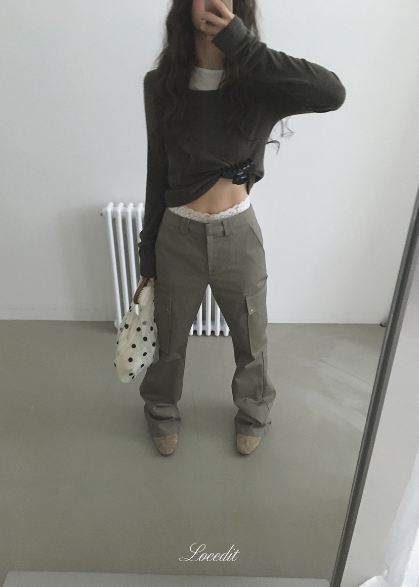 LOEEDIT東大門代購女士新品時尚休閑熱賣真品人氣推薦休閑褲LOEEDIT休閑褲