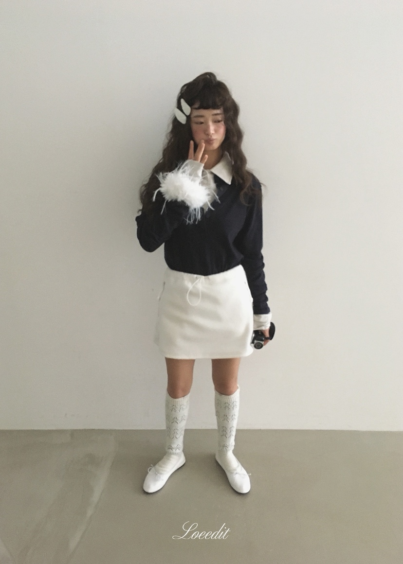 LOEEDIT東大門實拍女士新款真品人氣時尚推薦熱賣休閑裙褲絨LOEEDIT裙褲