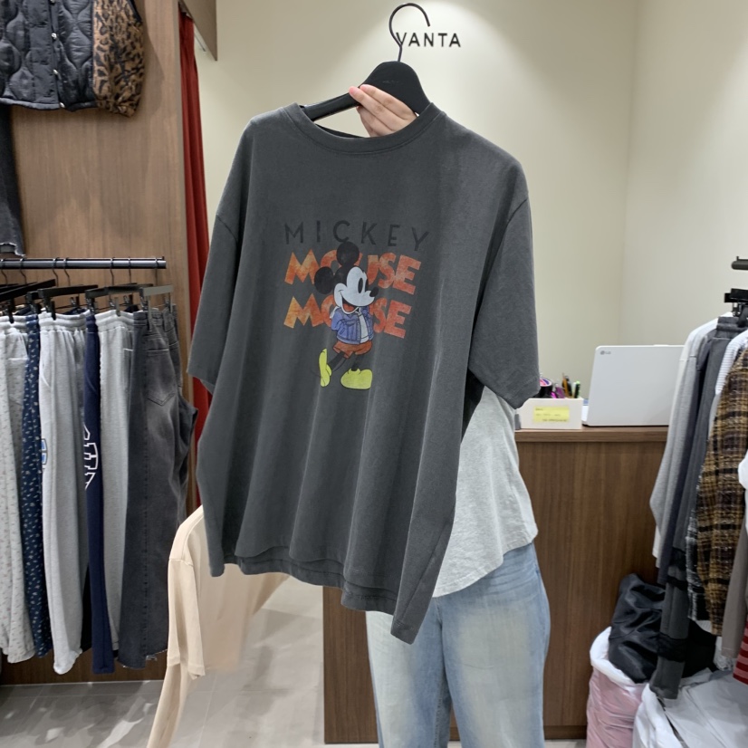 VANTA東大門實拍女士新品時尚推薦休閑熱賣人氣真品T恤VANTAT恤圖色3
