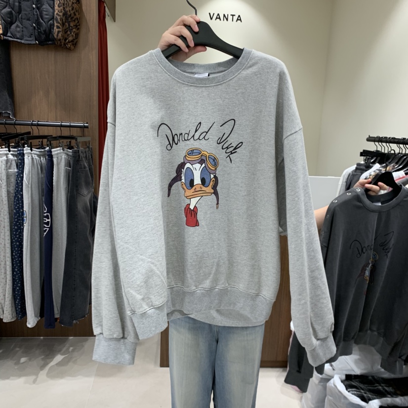 VANTA東大門代購女裝新品休閑真品時尚人氣推薦熱賣衛衣鴨VANTA衛衣圖色1