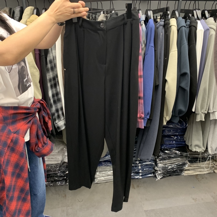 STAR-L韓國代購女士新款熱賣人氣推薦休閑真品時尚休閑褲STAR-L休閑褲圖色2黑