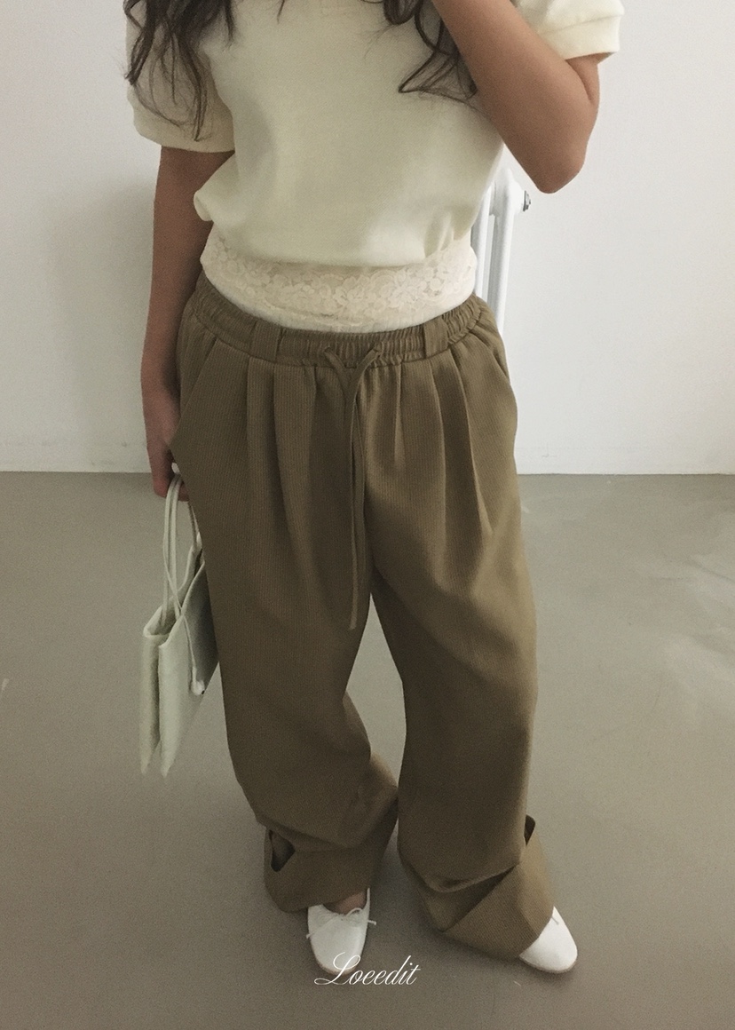 LOEEDIT東大門直郵女士新款時尚推薦人氣熱賣真品休閑休閑褲LOEEDIT休閑褲圖色1