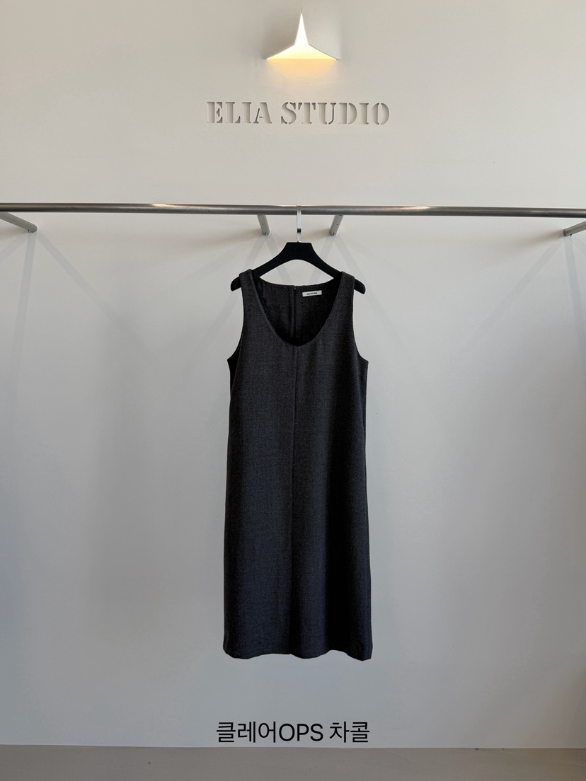 ELIA韓國直郵女士新款時尚熱賣人氣休閑真品推薦連衣裙OPSELIA STUDIO連衣裙圖色1墨色