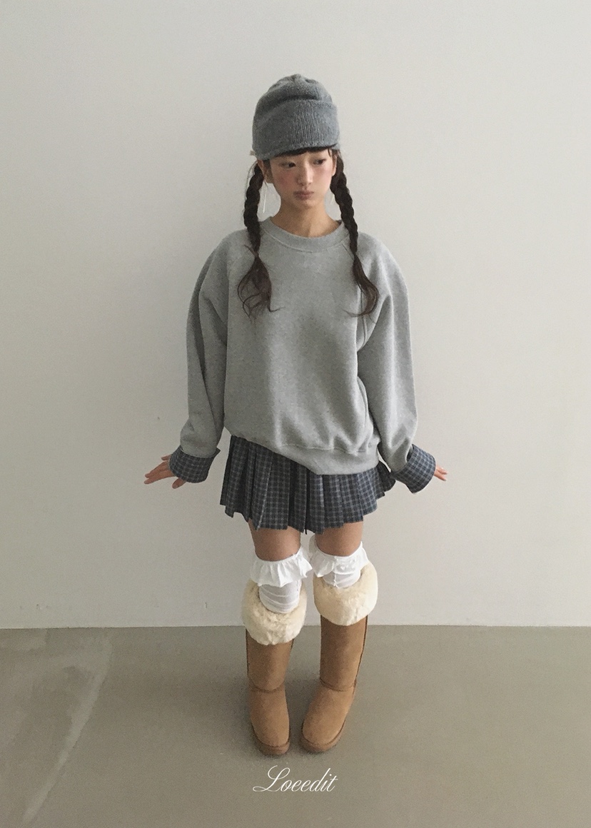 LOEEDIT韓國代購女裝新品推薦熱賣人氣真品時尚衛衣不含圍巾LOEEDIT衛衣