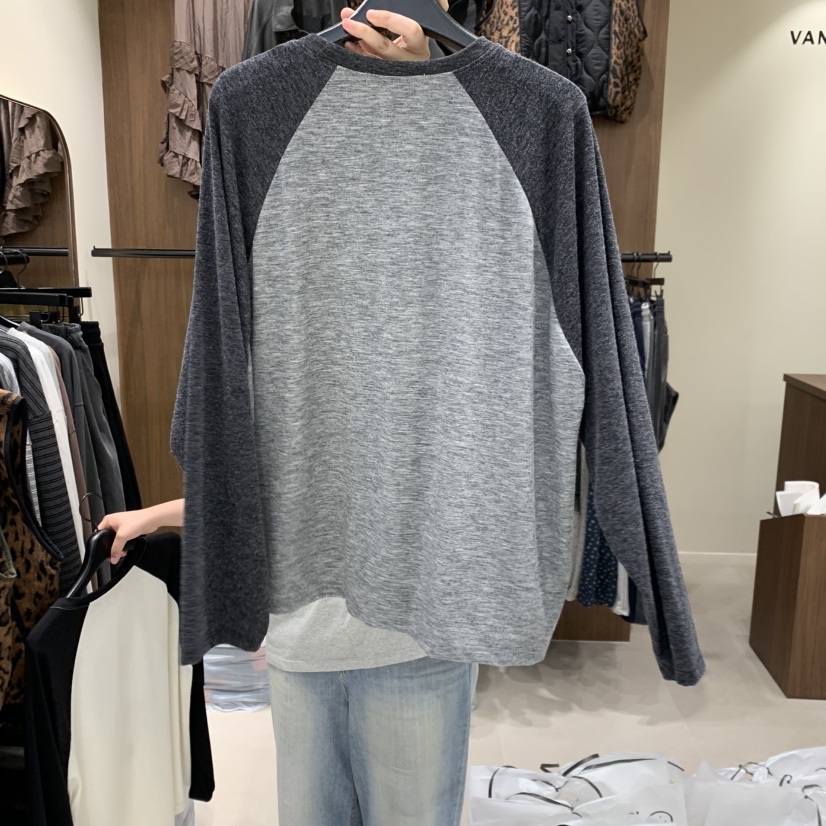 VANTA東大門直郵女士新品時尚推薦真品熱賣人氣休閑長袖T恤VANTA長袖T恤