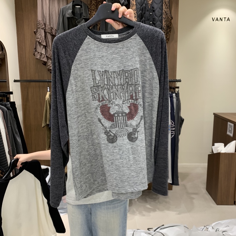 VANTA東大門直郵女士新品時尚推薦真品熱賣人氣休閑長袖T恤VANTA長袖T恤圖色2