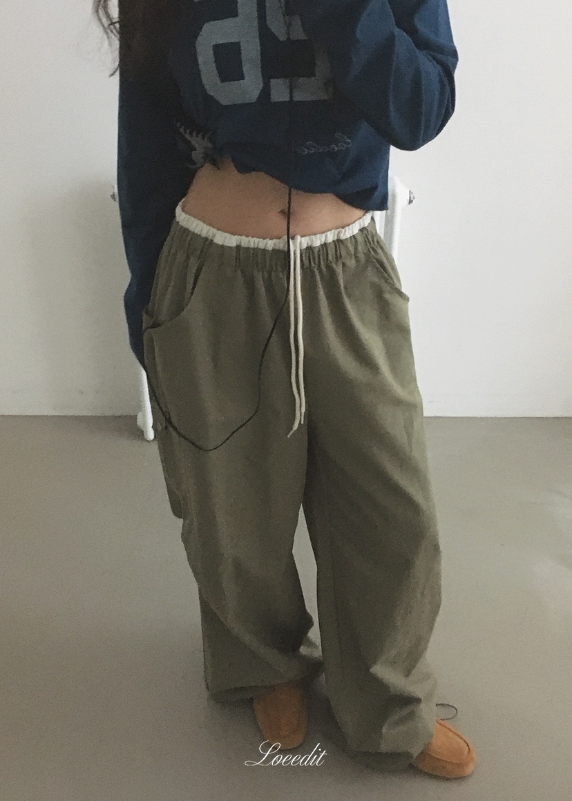 LOEEDIT東大門直郵女裝新品人氣休閑推薦時尚熱賣真品休閑褲LOEEDIT休閑褲