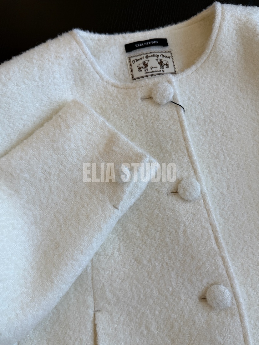 ELIA韓國代購女士新品時尚熱賣休閑人氣真品推薦夾克絨ELIA STUDIO夾克