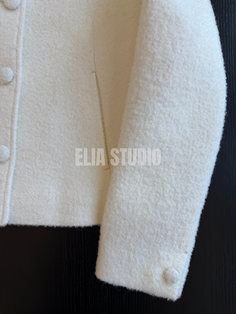 ELIA韓國代購女士新品時尚熱賣休閑人氣真品推薦夾克絨ELIA STUDIO夾克