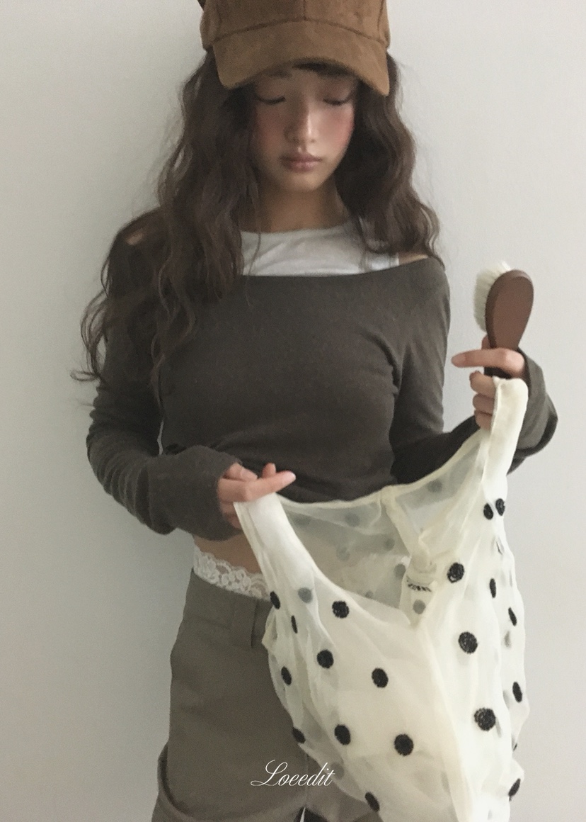 LOEEDIT東大門代購女裝新款人氣休閑時尚熱賣真品長袖T恤LOEEDIT長袖T恤