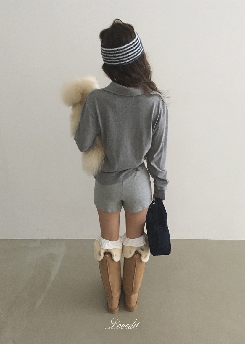 LOEEDIT韓國直郵女裝新品真品推薦休閑熱賣人氣時尚長袖T恤LOEEDIT長袖T恤