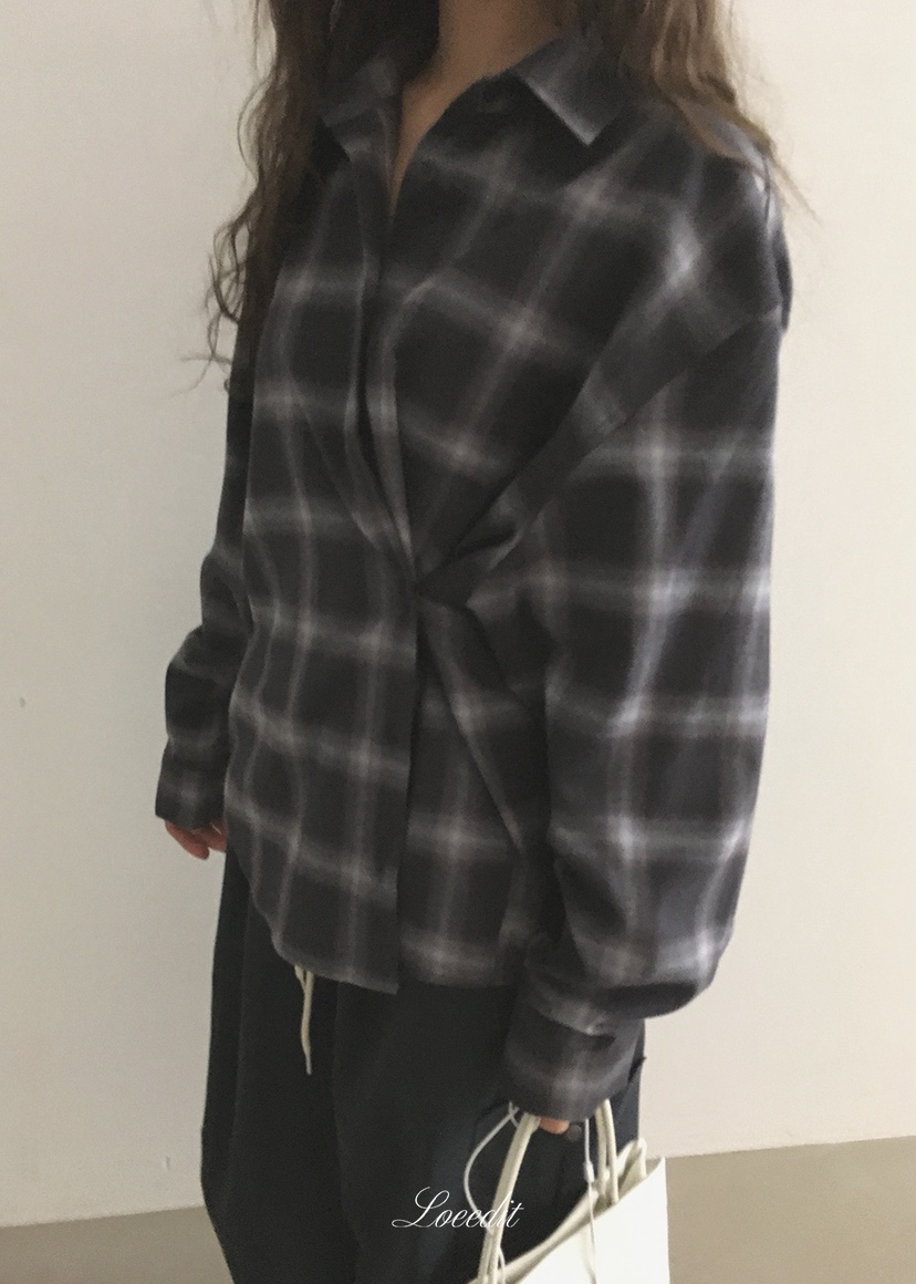 LOEEDIT韓國直郵女裝新品休閑推薦時尚襯衫蕾絲衫不含內搭LOEEDIT襯衫/蕾絲衫