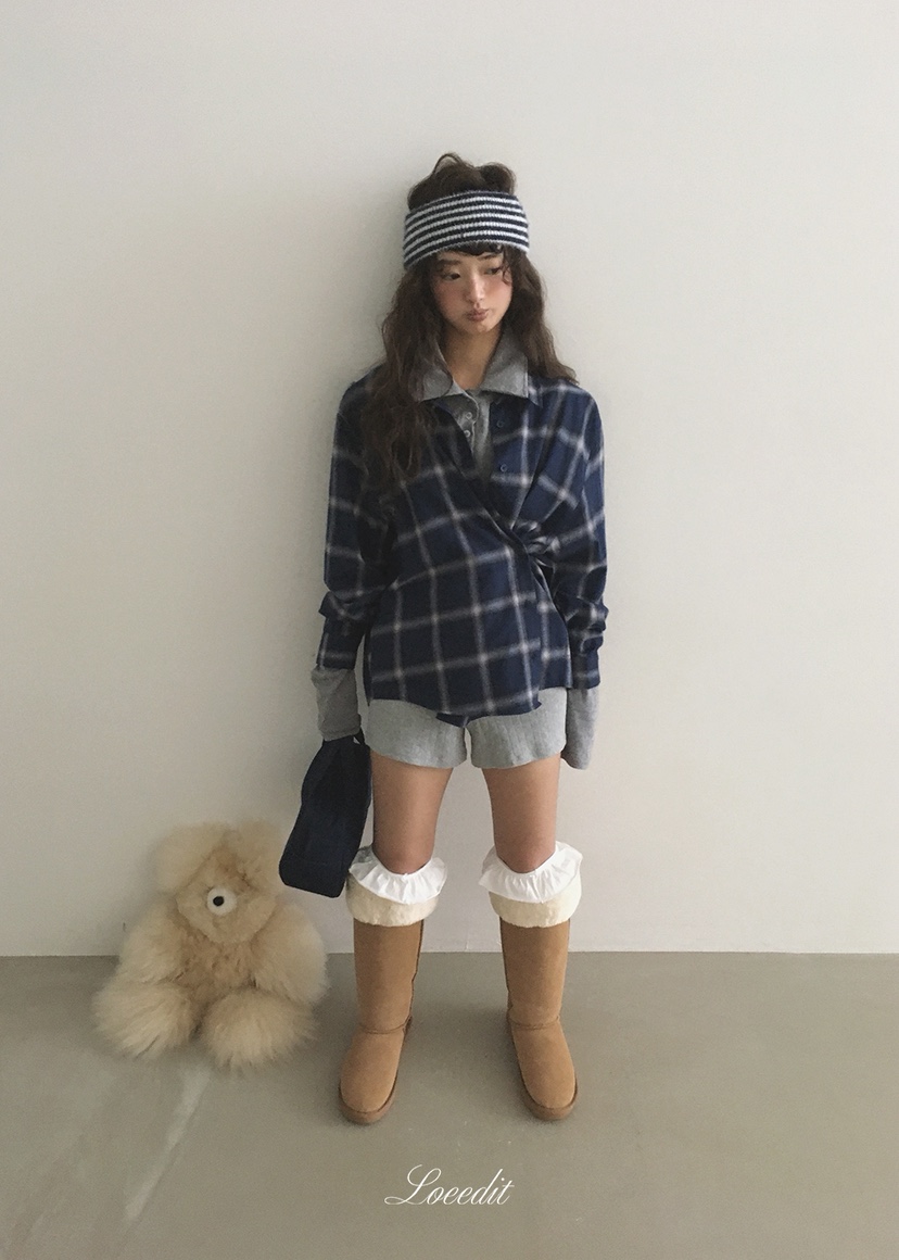 LOEEDIT韓國直郵女裝新品休閑推薦時尚襯衫蕾絲衫不含內搭LOEEDIT襯衫/蕾絲衫