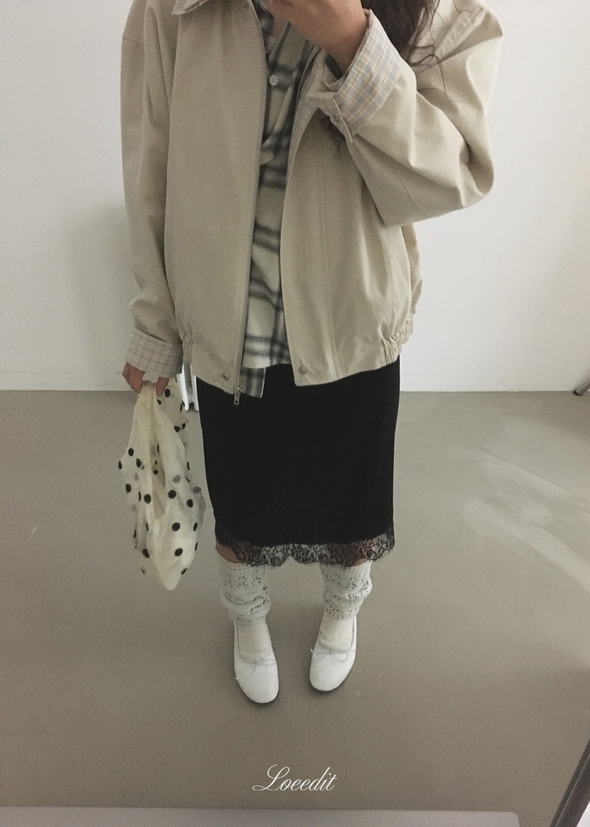LOEEDIT韓國直郵女裝新品休閑真品半身裙中短裙天鵝絨蕾絲LOEEDIT半身裙/中短裙
