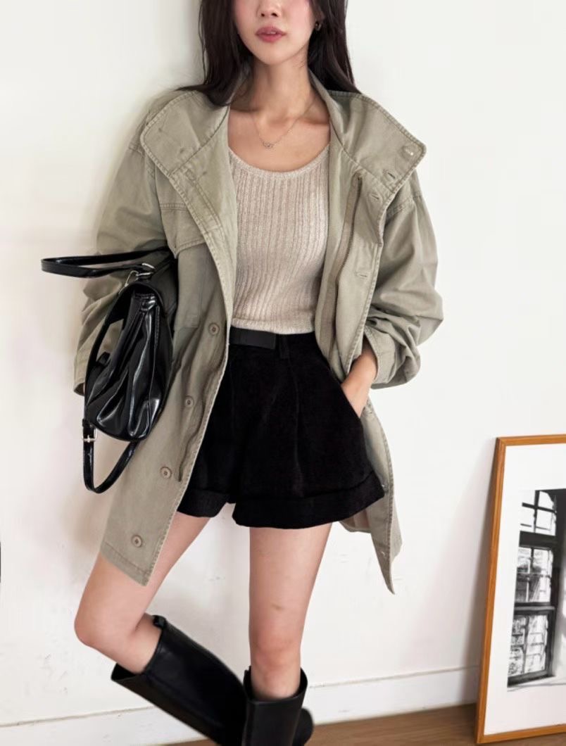 BLACK LINE東大門實拍女裝新品人氣真品休閑熱賣時尚短褲BLACK LINE短褲