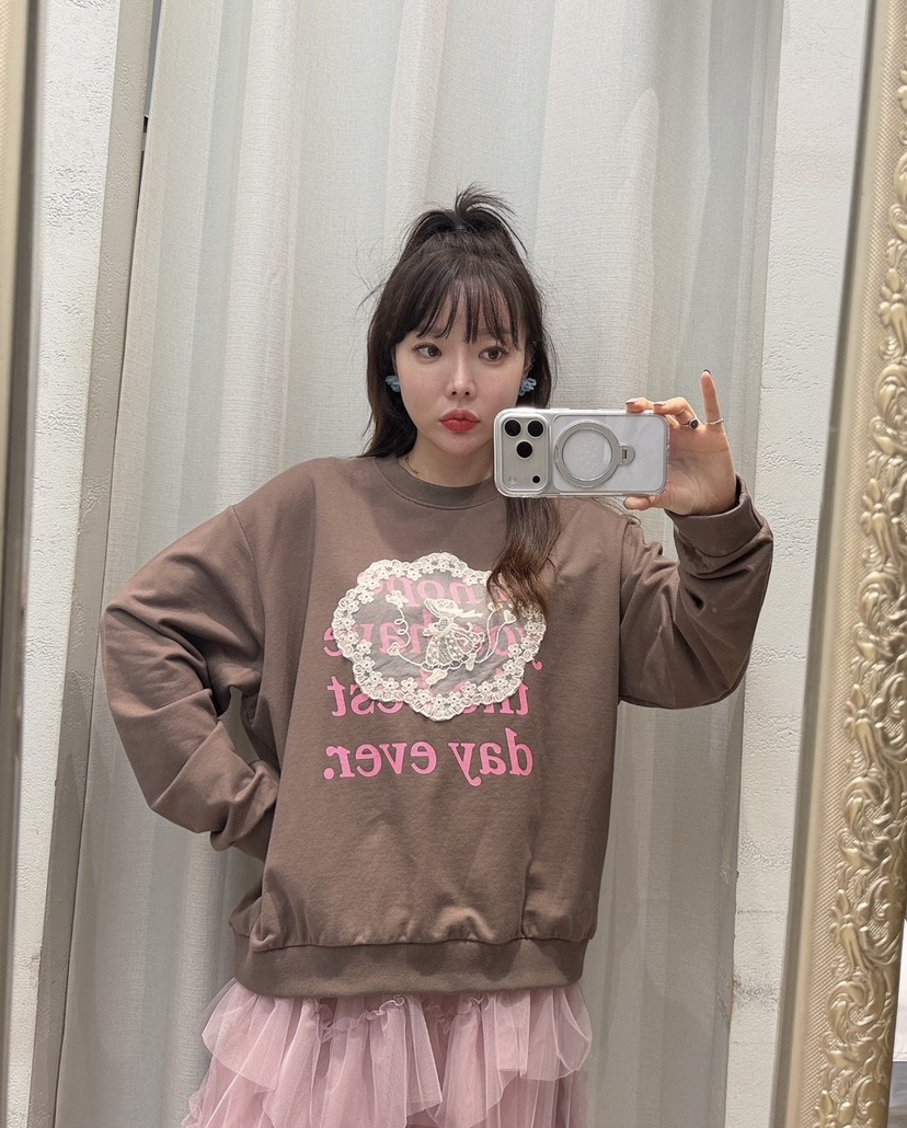 LOVABLE-L韓國代購女裝新品休閑時尚職業人氣推薦真品衛衣LOVABLE衛衣