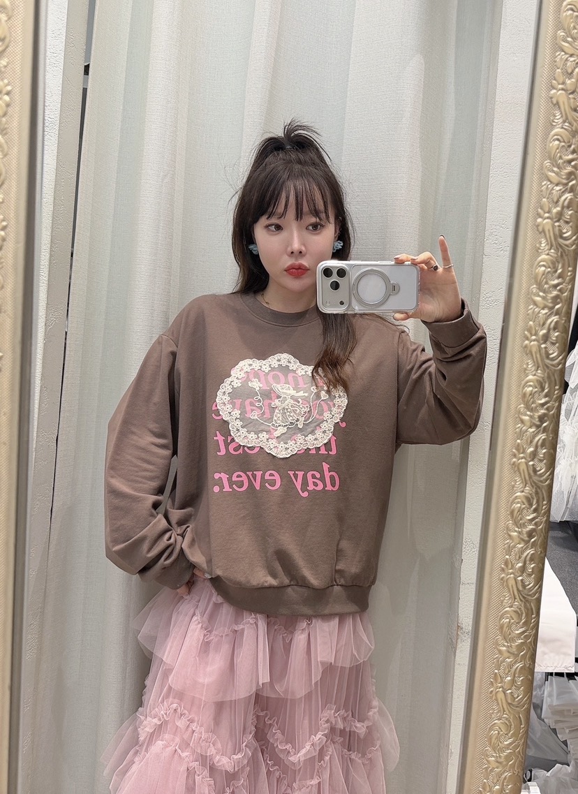 LOVABLE-L韓國代購女裝新品休閑時尚職業人氣推薦真品衛衣LOVABLE衛衣
