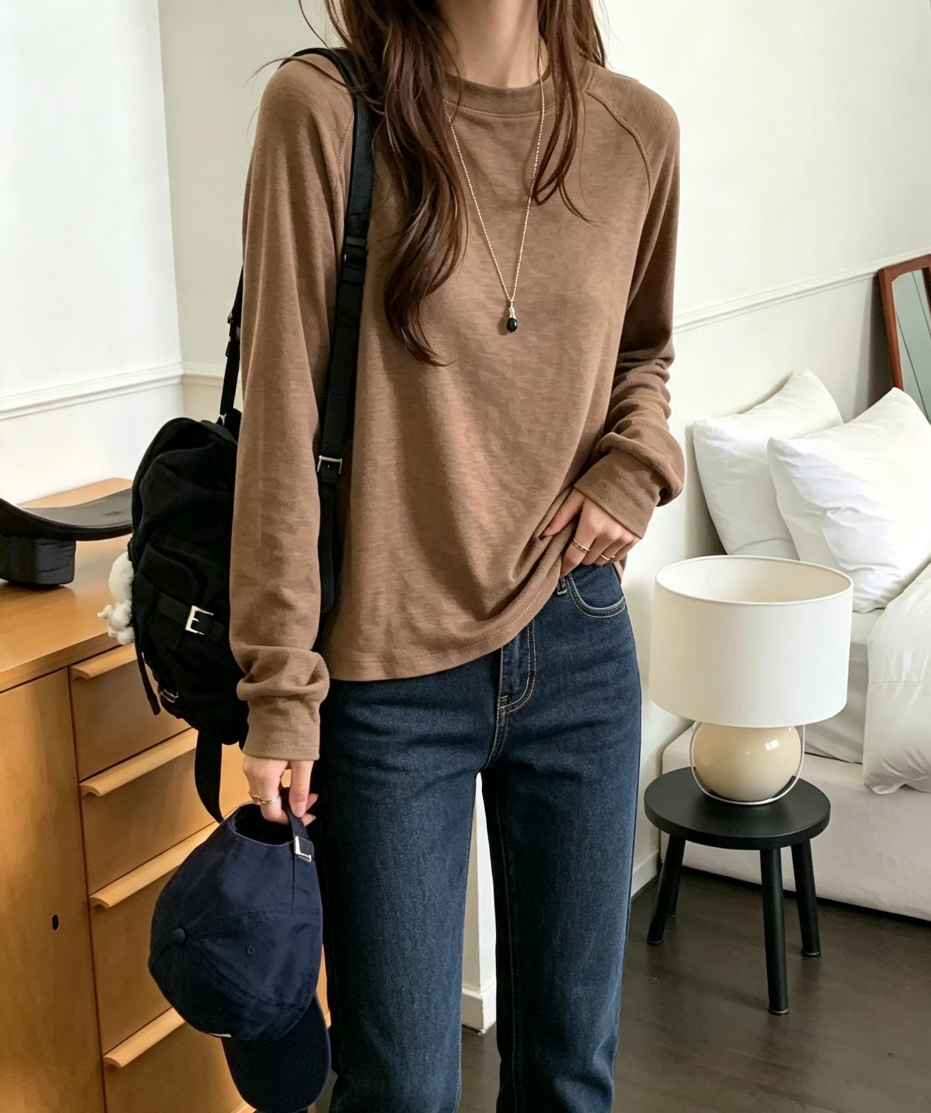 HACKER東大門代購女裝新品人氣熱賣職業真品推薦時尚長袖T恤HACKER-2件起長袖T恤圖色4