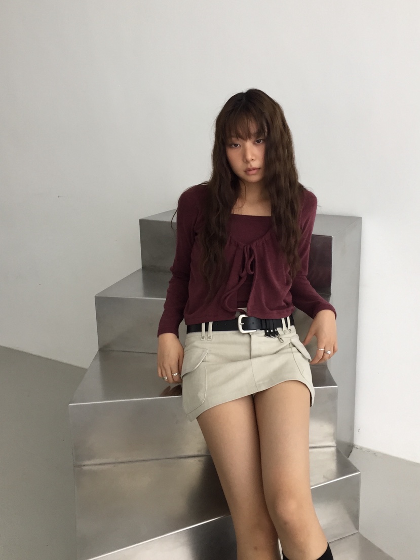 ACORN韓國代購女裝新款休閑推薦熱賣人氣時尚開衫開衫無袖ACORN開衫
