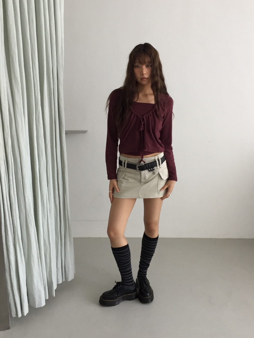 ACORN韓國代購女裝新款休閑推薦熱賣人氣時尚開衫開衫無袖ACORN開衫