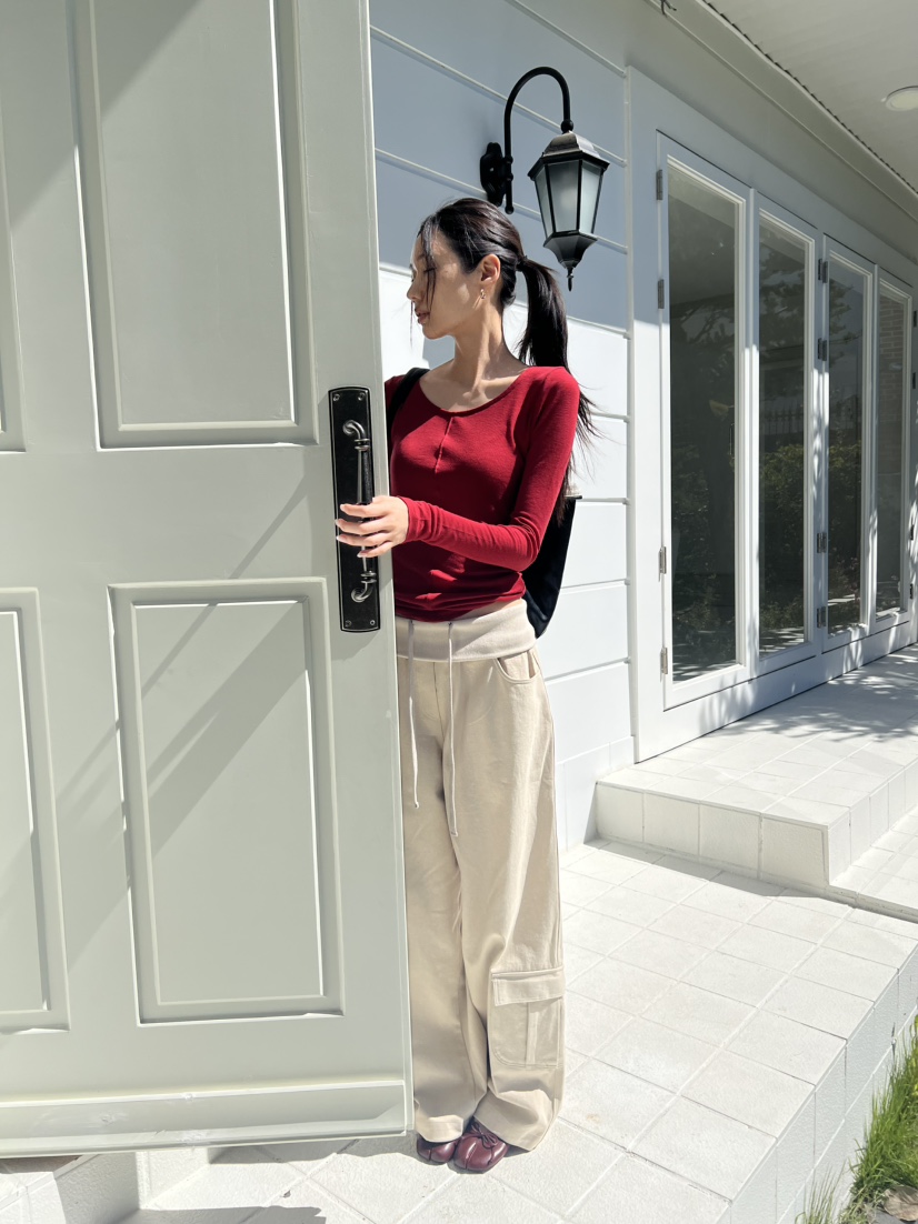 ME MO韓國直郵女士新品真品人氣熱賣推薦休閑時尚長袖T恤ME MO長袖T恤