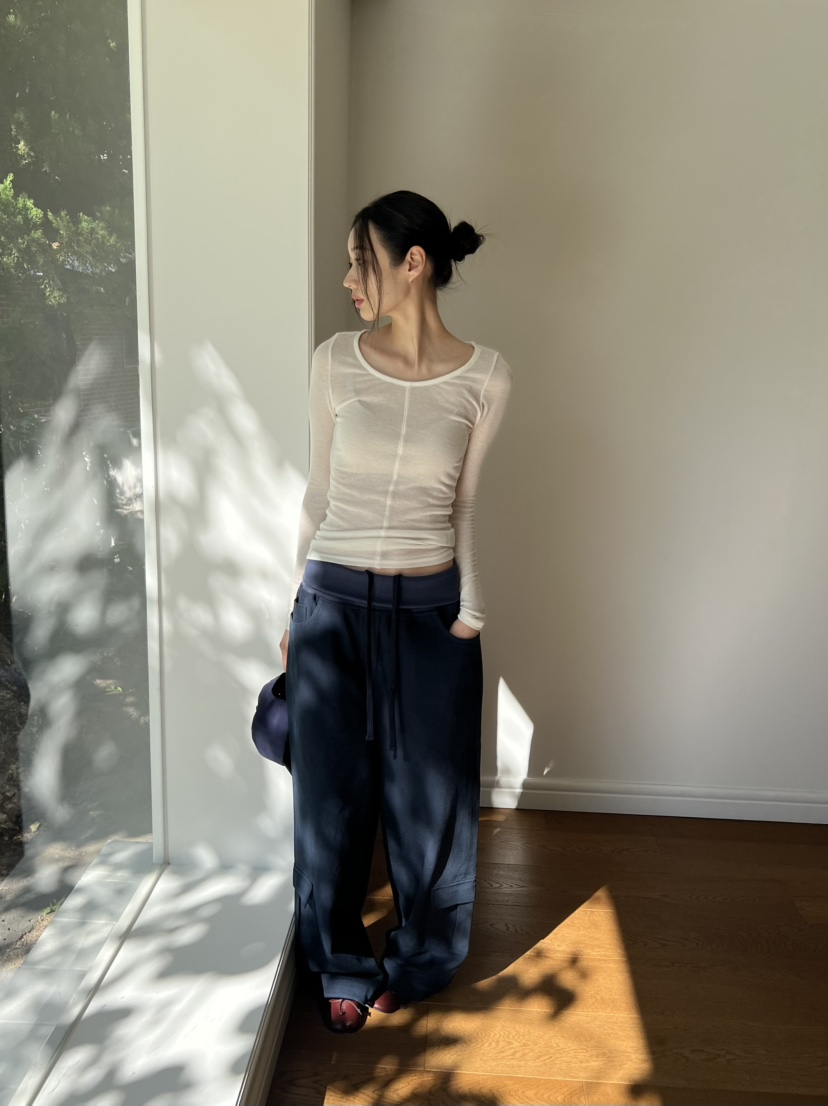 ME MO韓國直郵女士新品真品人氣熱賣推薦休閑時尚長袖T恤ME MO長袖T恤
