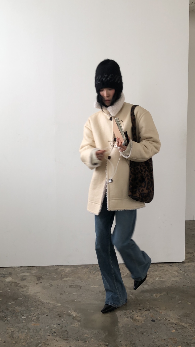 MOVENNE東大門實拍女士新款推薦人氣時尚真品休閑中長款大衣MOVENNE中長款大衣
