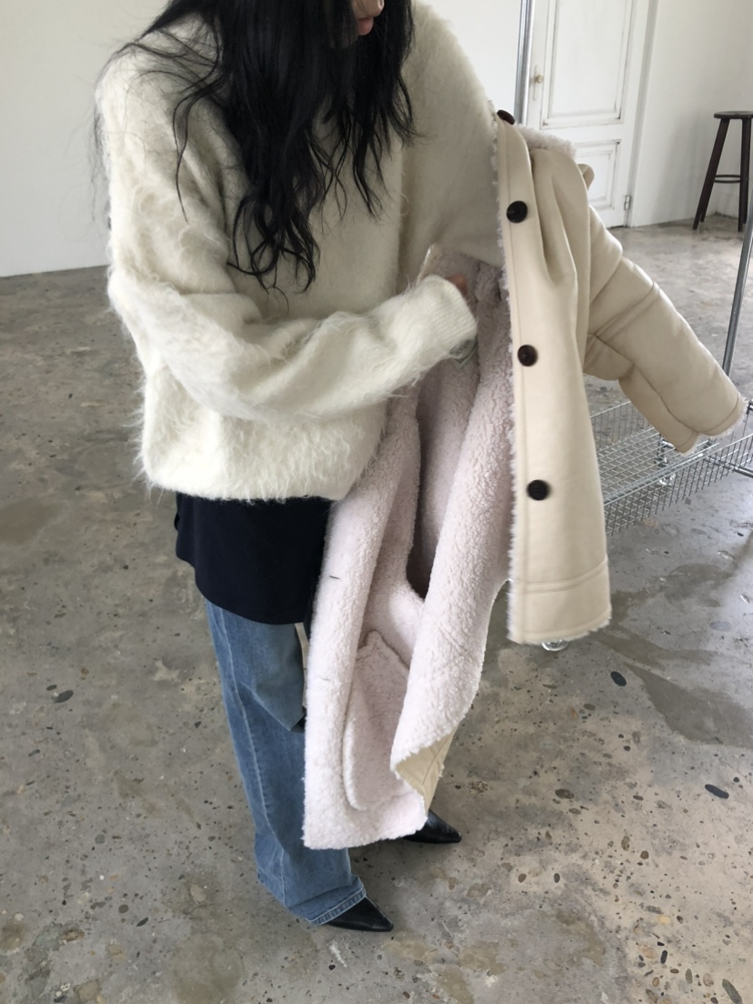 MOVENNE東大門實拍女士新款推薦人氣時尚真品休閑中長款大衣MOVENNE中長款大衣